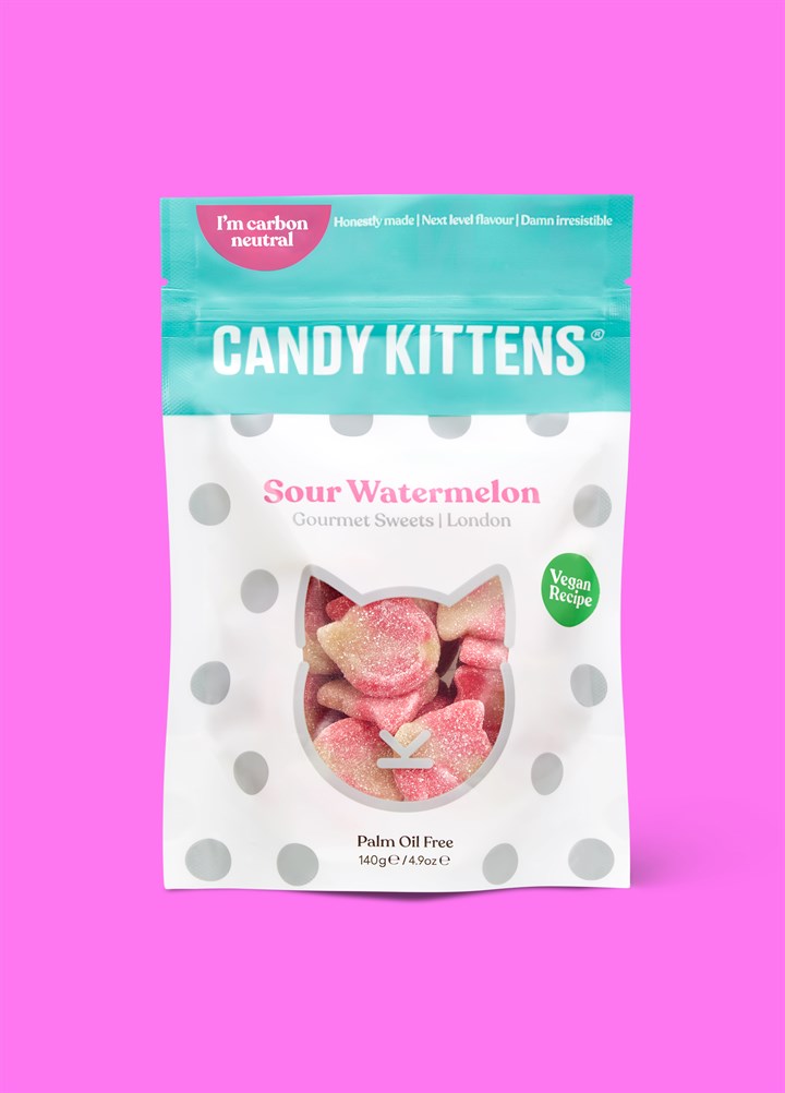 Candy Kittens Sour Watermelon Sweets